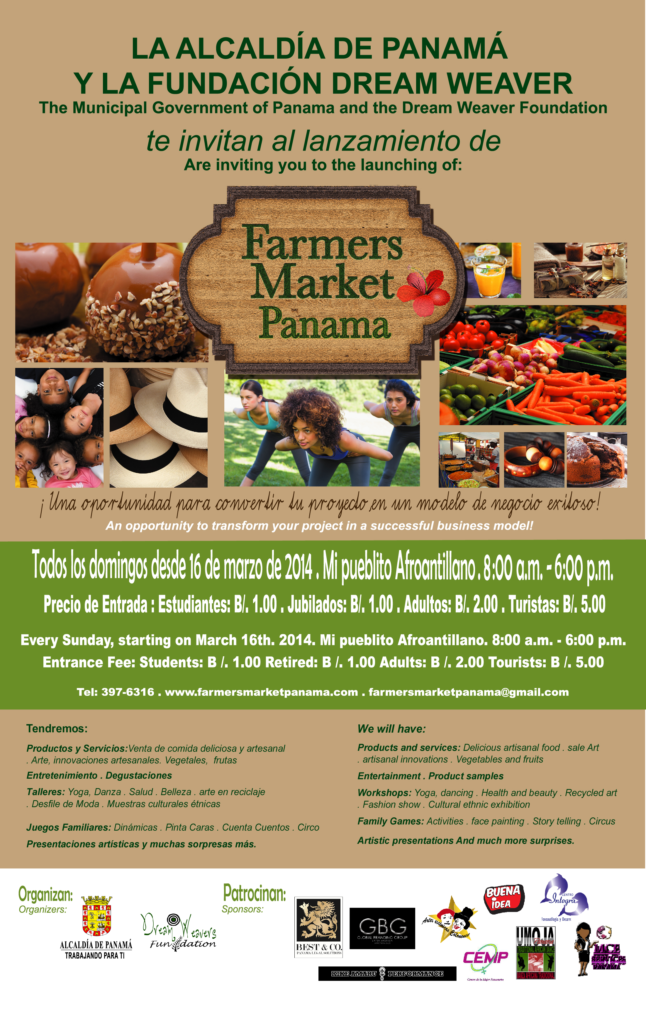 Farmers Market Panama:Una oportunidad de convertir tu proyecto, en un modelo de negocio exitoso.